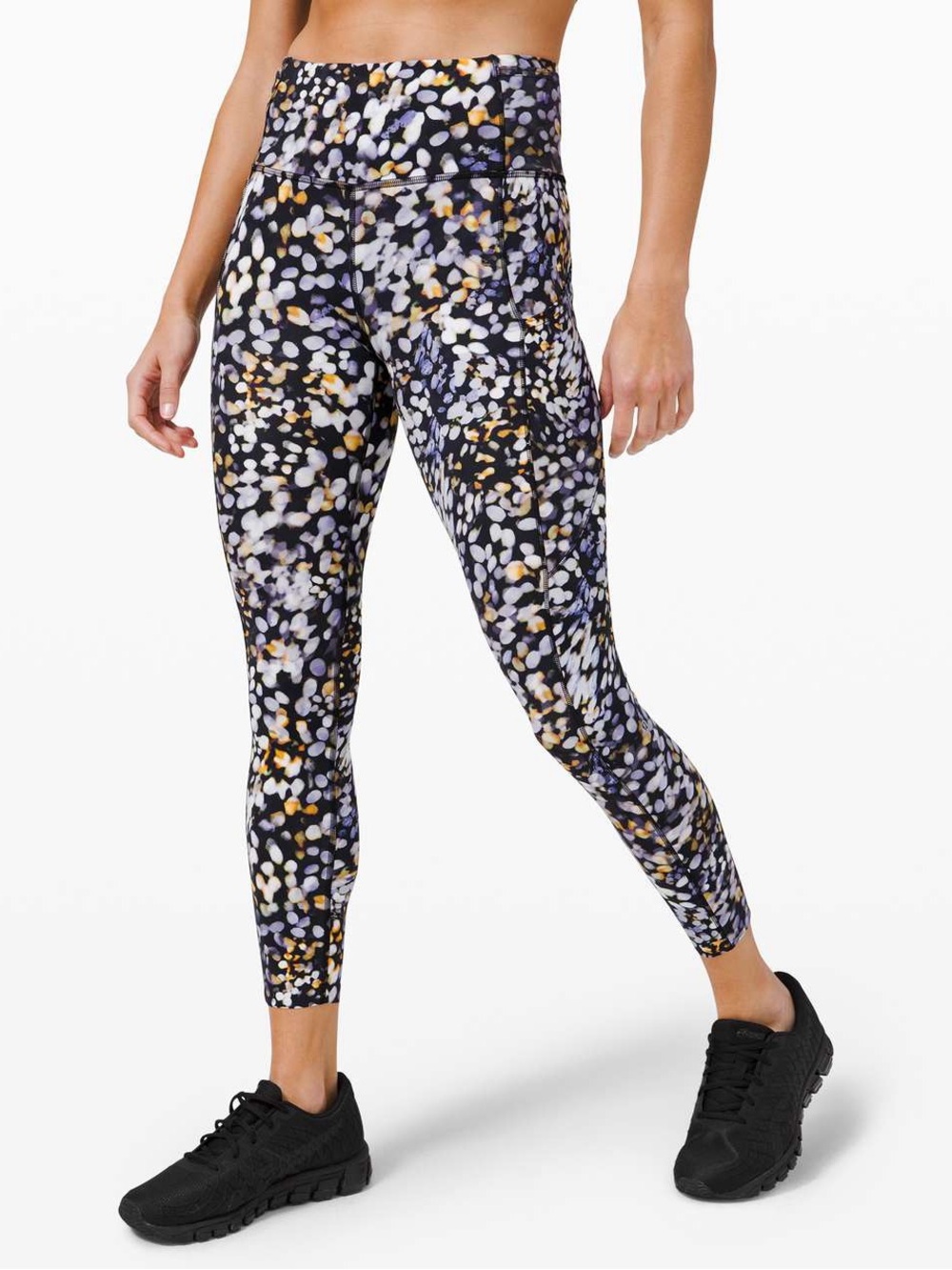 Lululemon Fast and Free Tight II 25" *Non-Reflective Nulux Metropolis Glow Multi